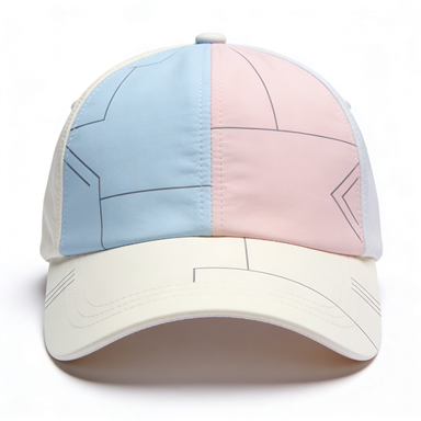 Pastel Geo Panel Sport Cap