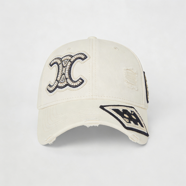 Vintage Emblem Distressed Cap