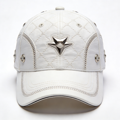 Star Studded Biker Cap