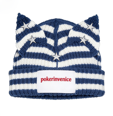 Cat Ear Star Stripe Beanie