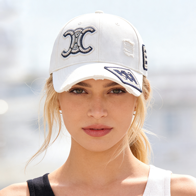 Vintage Emblem Distressed Cap