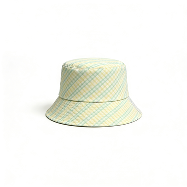 Mint & Yellow Gingham Bucket Hat