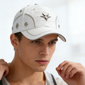Star Studded Biker Cap