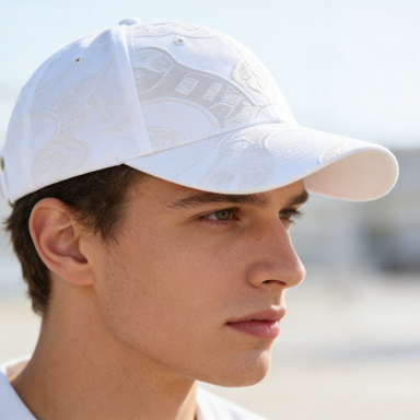 Embossed Pattern Luxury Cap